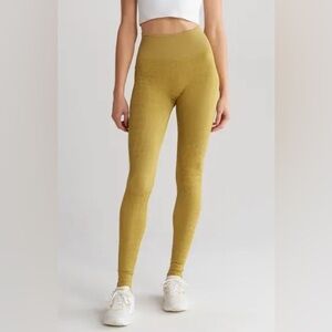NEW Good American Yellow Leggings XXS